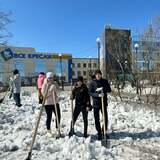Участие в общегородском мероприятии по уборке территории - Парка Победы в Петропавловск-Камчатском городском округе